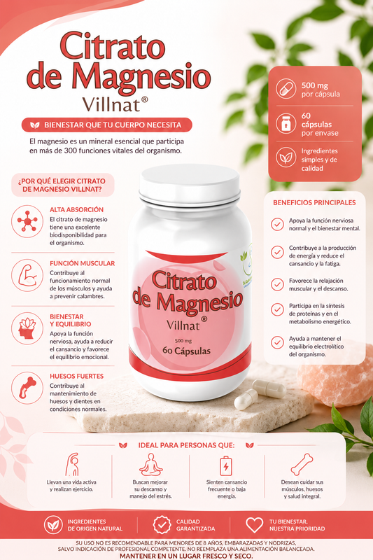 Citrato de Magnesio Villnat