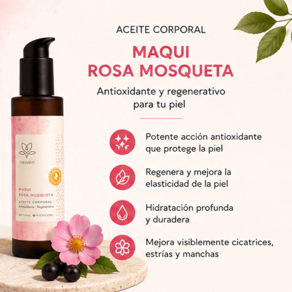 Aceite Corporal Maqui Rosa Mosqueta NEWEN