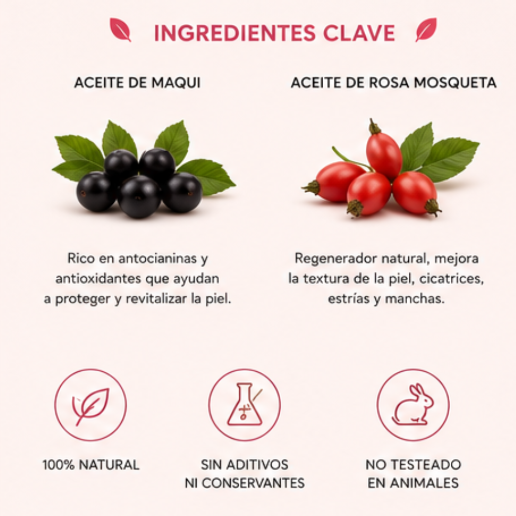 Aceite Corporal Maqui Rosa Mosqueta NEWEN