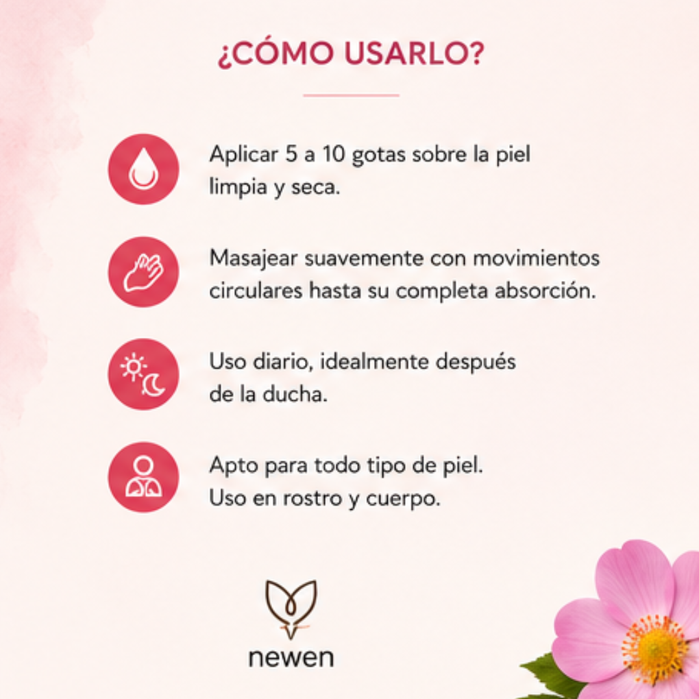 Aceite Corporal Maqui Rosa Mosqueta NEWEN