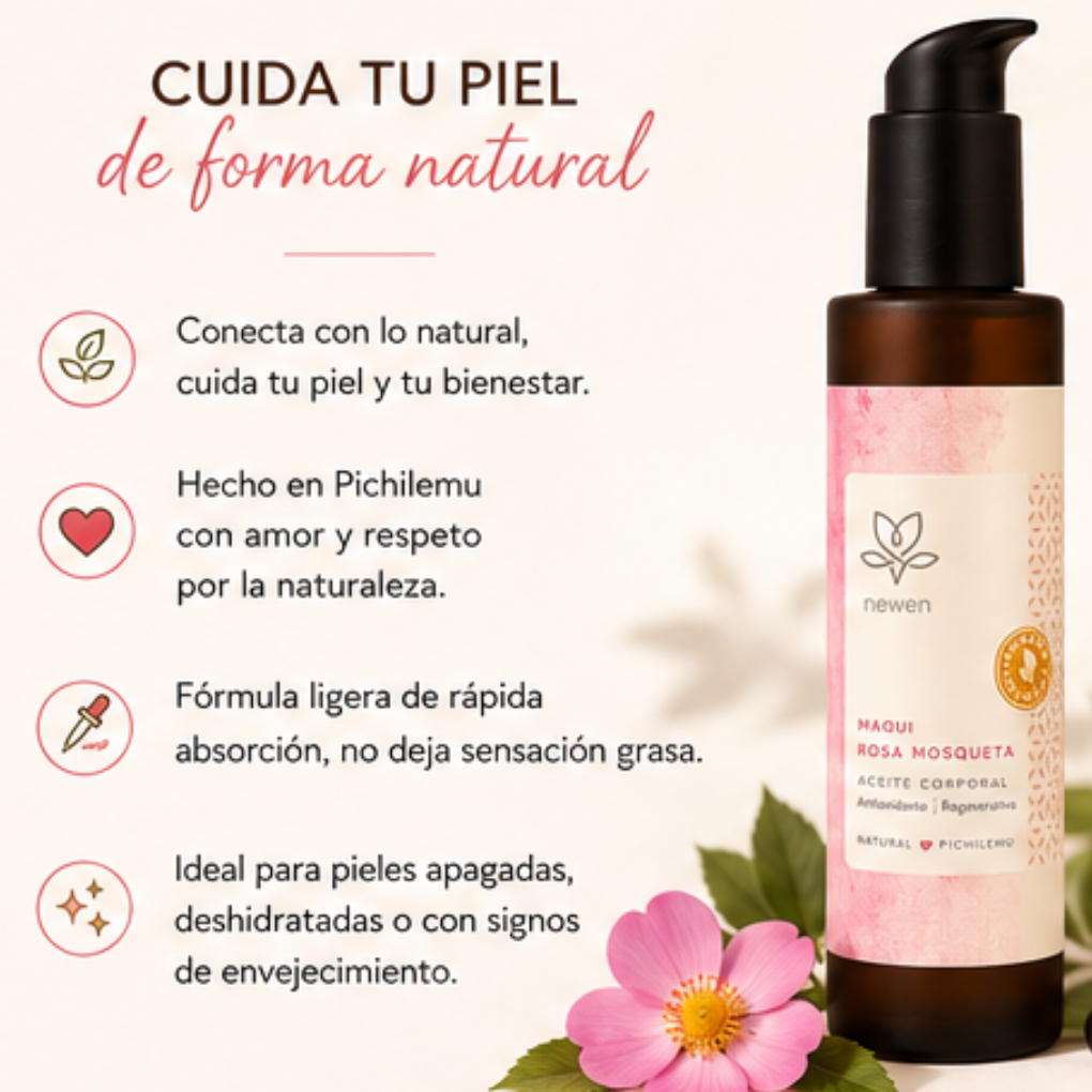 Aceite Corporal Maqui Rosa Mosqueta NEWEN