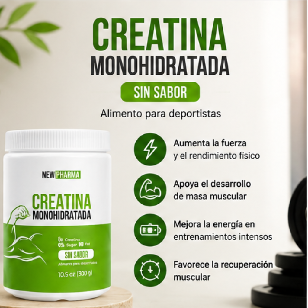 Creatina Monohidratada NewPharma 300 g