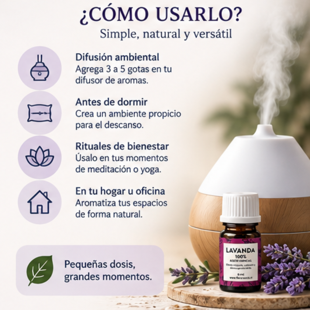 Aceite Esencial Lavanda 5 ml – Floresencia