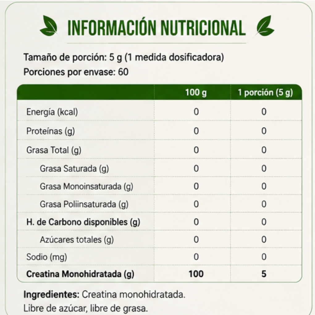 Creatina Monohidratada NewPharma 300 g