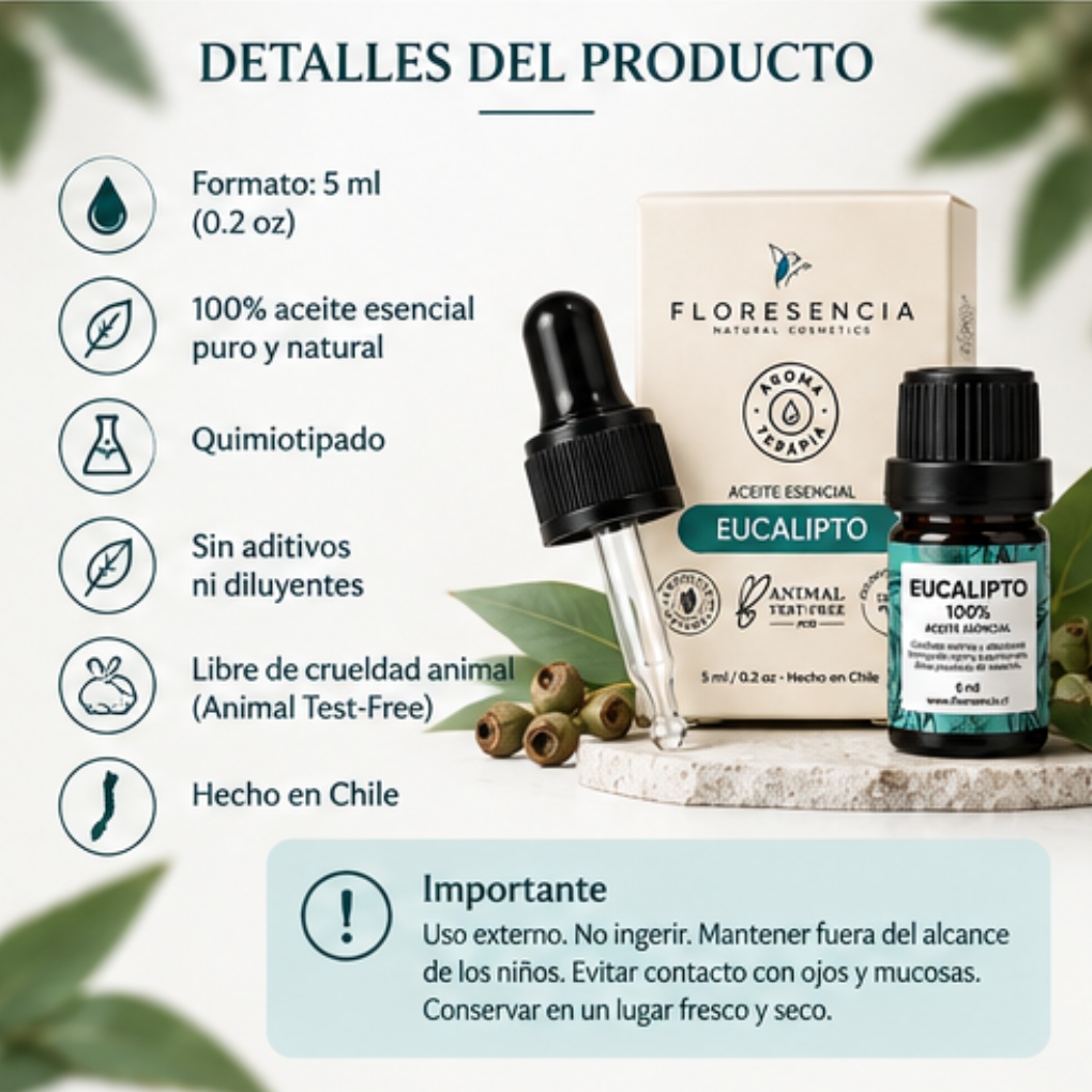 Aceite Esencial Eucalipto 5 ml – Floresencia