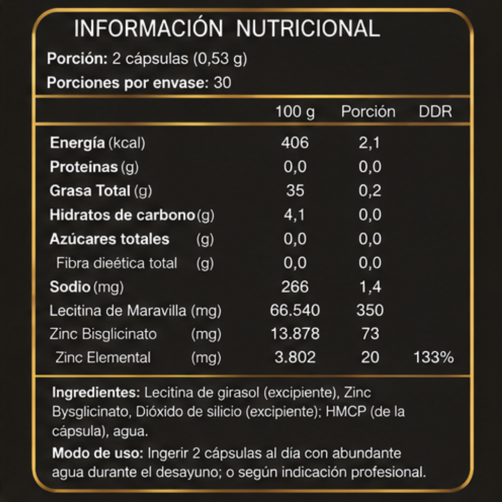 Zinc Elemental FNL 60 Cápsulas