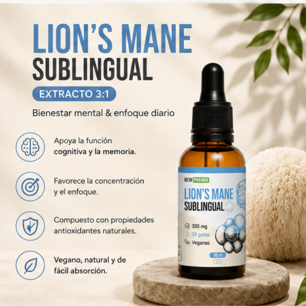Melena de León Sublingual NewPharma 30 ml