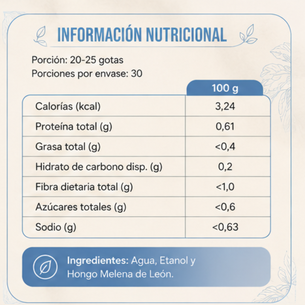 Melena de León Sublingual NewPharma 30 ml