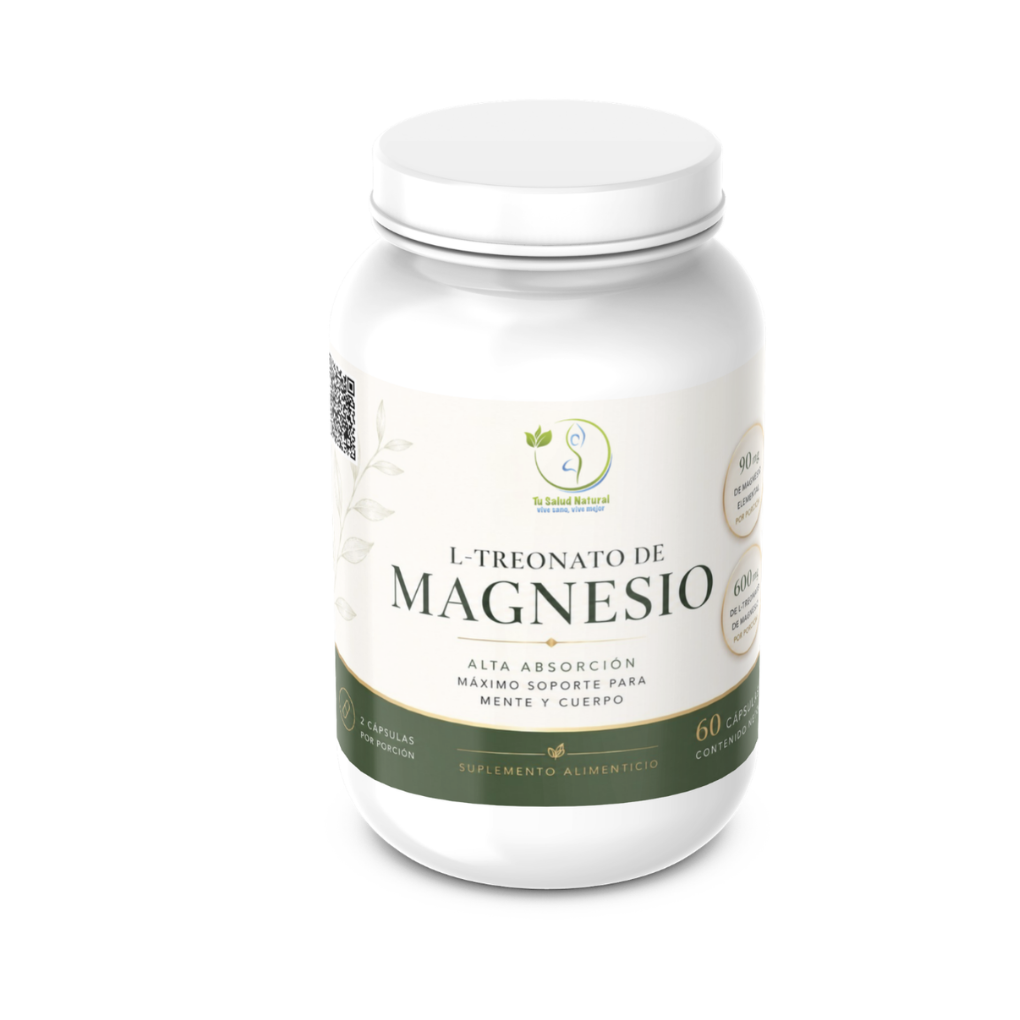 L-Treonato de Magnesio + Bisglicinato con Vitamina B6
