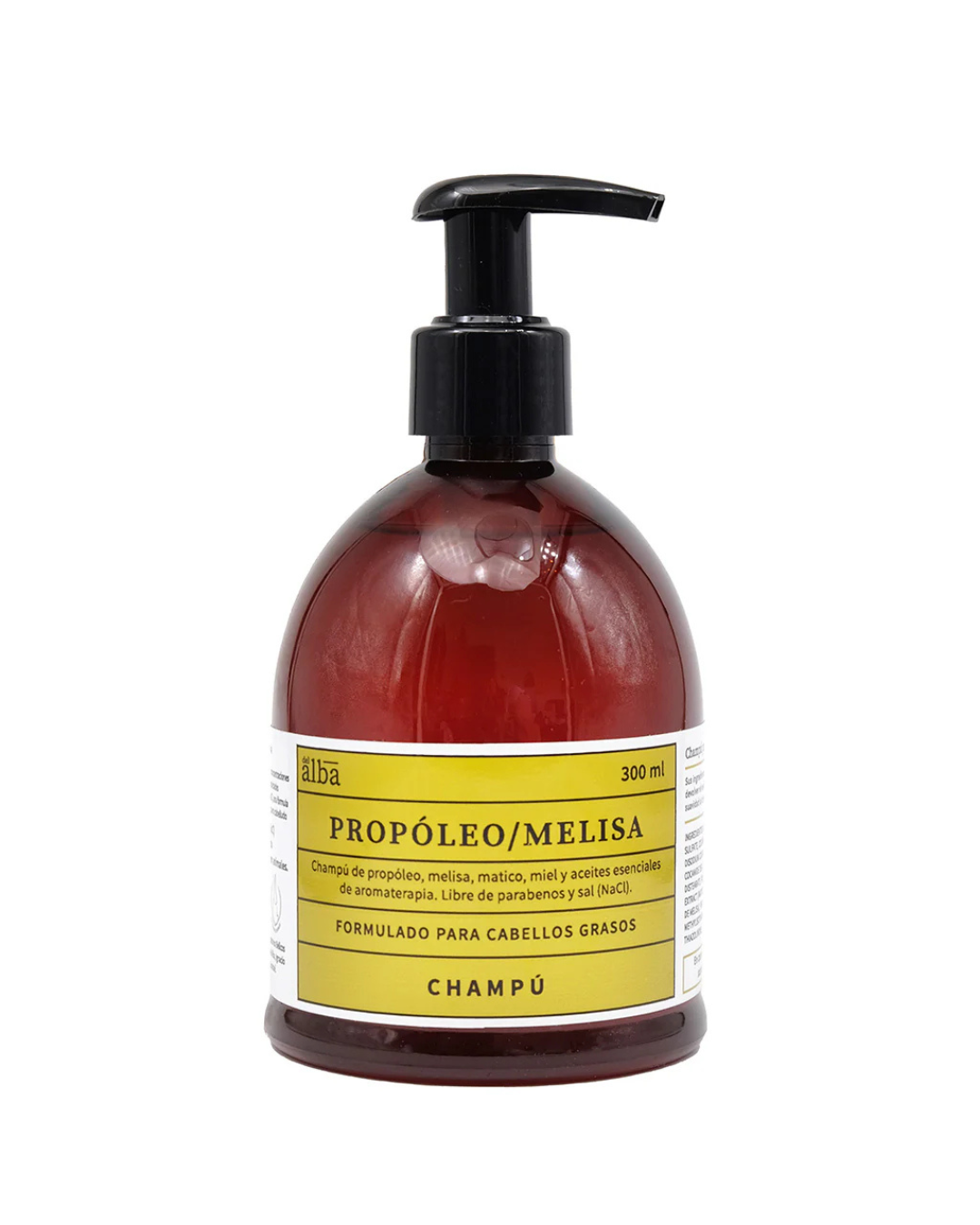 Shampoo Propóleo Melisa  300 ml Apícola del Alba