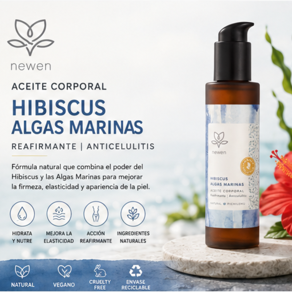 Aceite Corporal Hibiscus Algas Marinas NEWEN