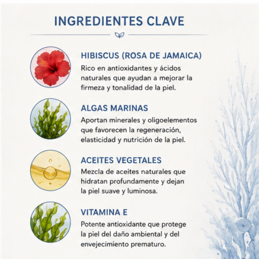 Aceite Corporal Hibiscus Algas Marinas NEWEN