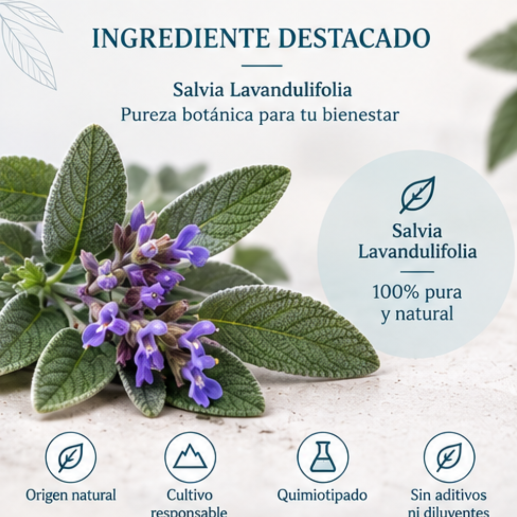 Aceite Esencial Salvia – Ambar Aromaterapia
