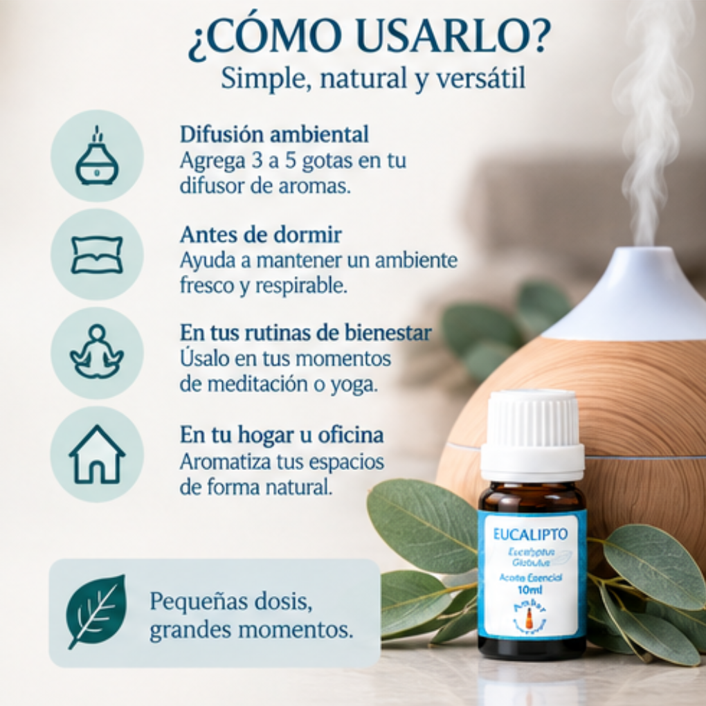 Aceite Esencial Eucalipto – Ambar Aromaterapia