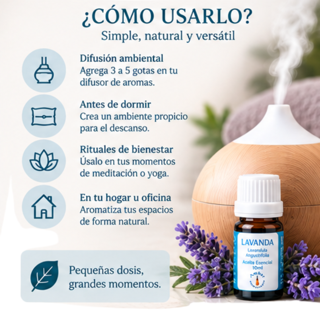 Aceite Esencial Lavanda – Ambar Aromaterapia