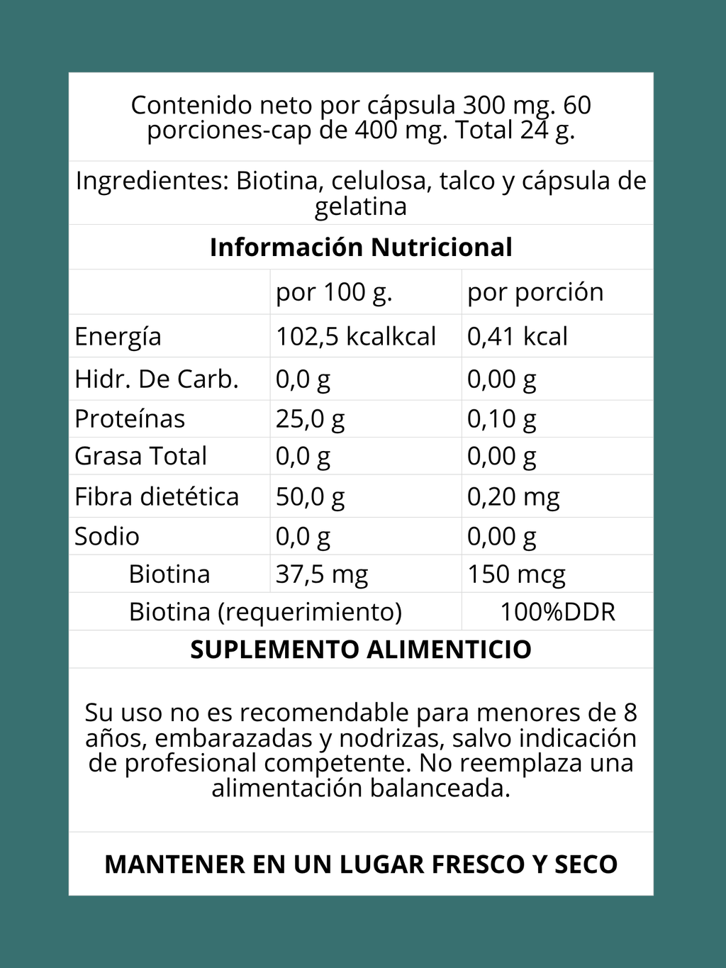 Biotina Villnat