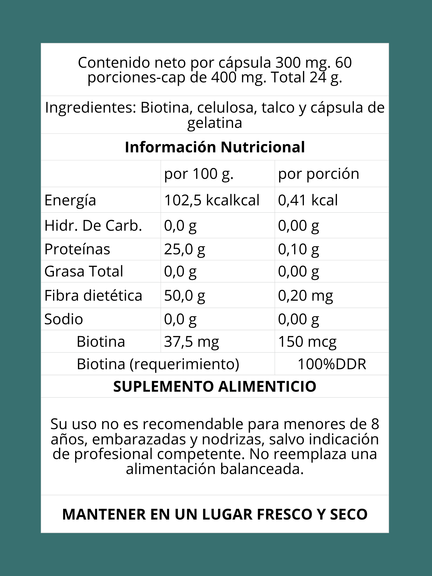 Biotina Villnat