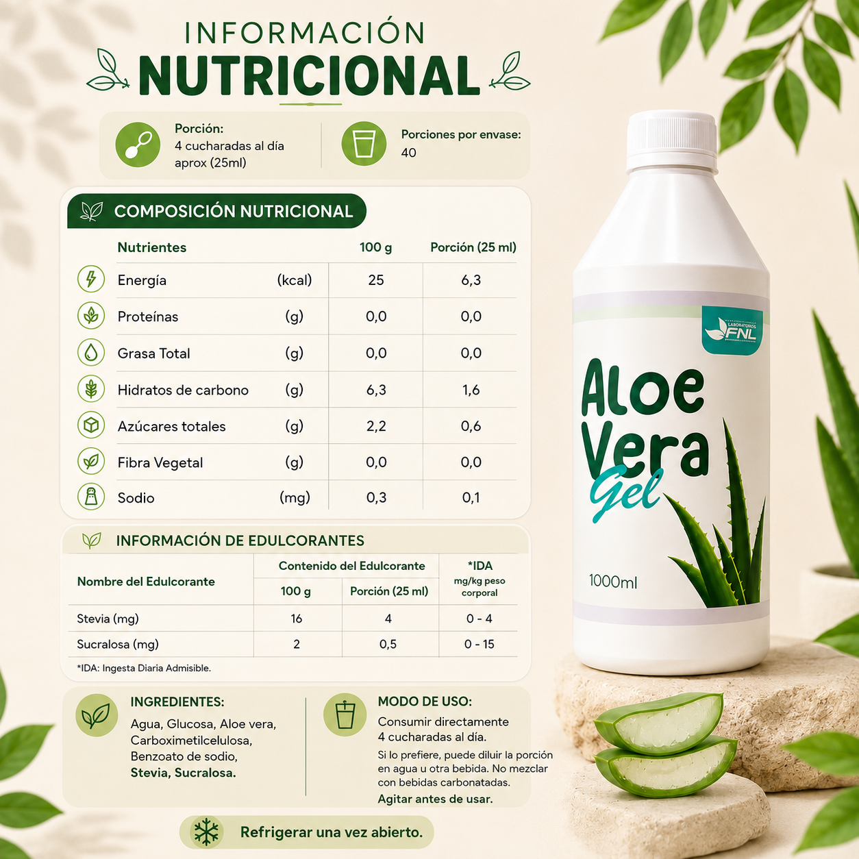 Gel de Aloe FNL
