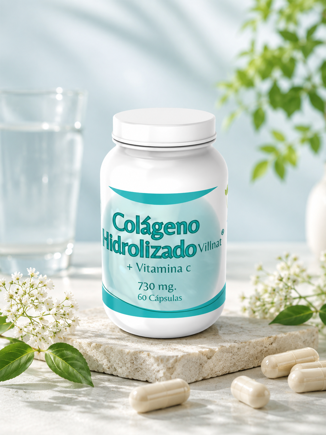 Colágeno Hidrolizado + Vitamina C Villnat