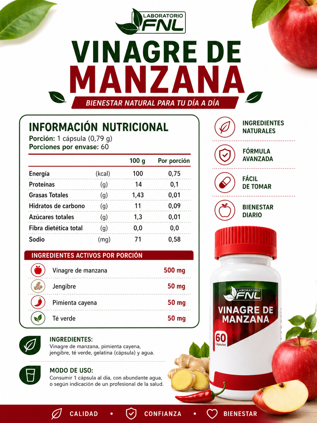 Vinagre de Manzana FNL