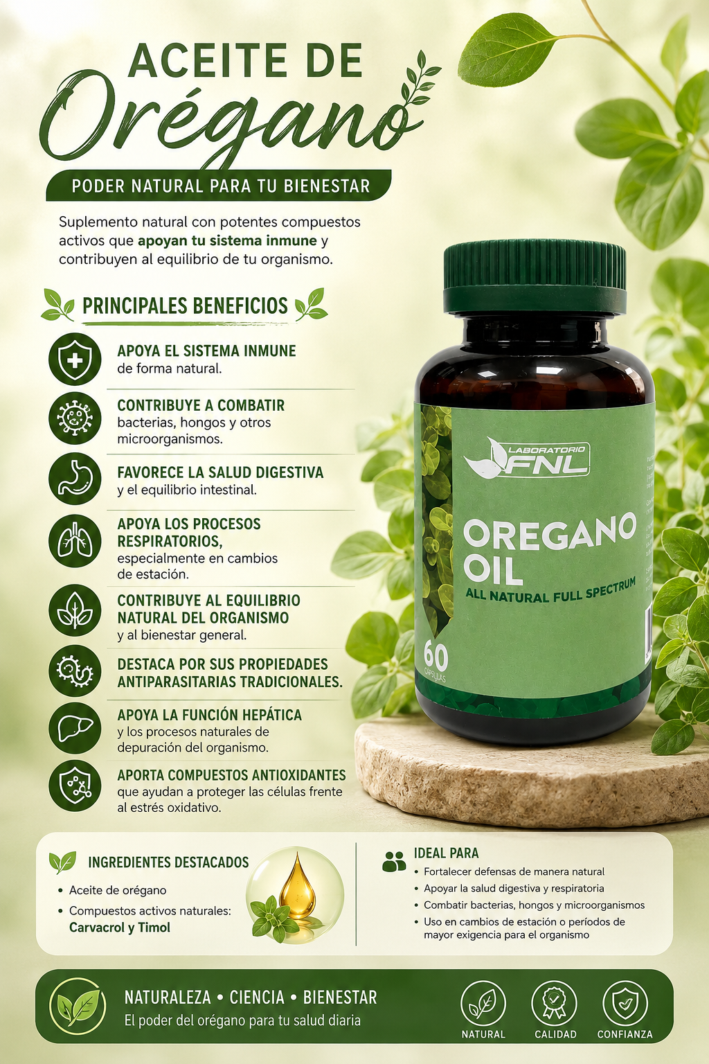 Aceite de Orégano FNL