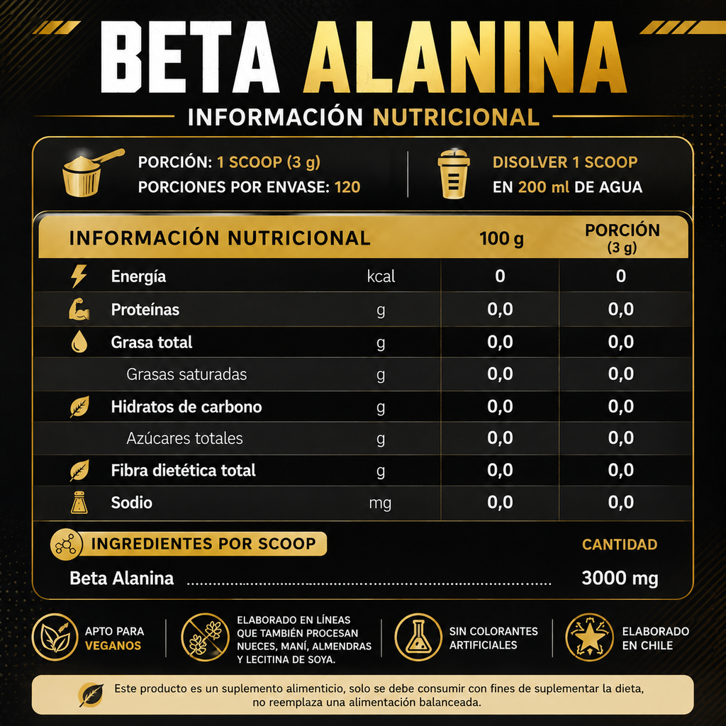 Beta Alanina FNL 360 g