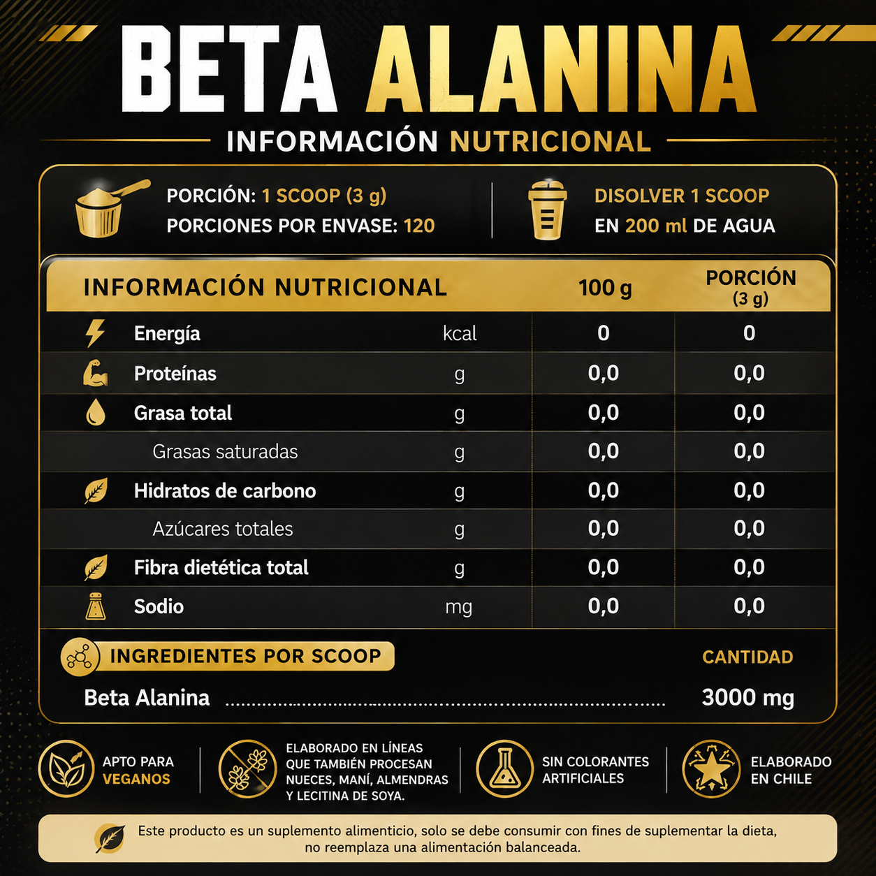 Beta Alanina FNL 360 g