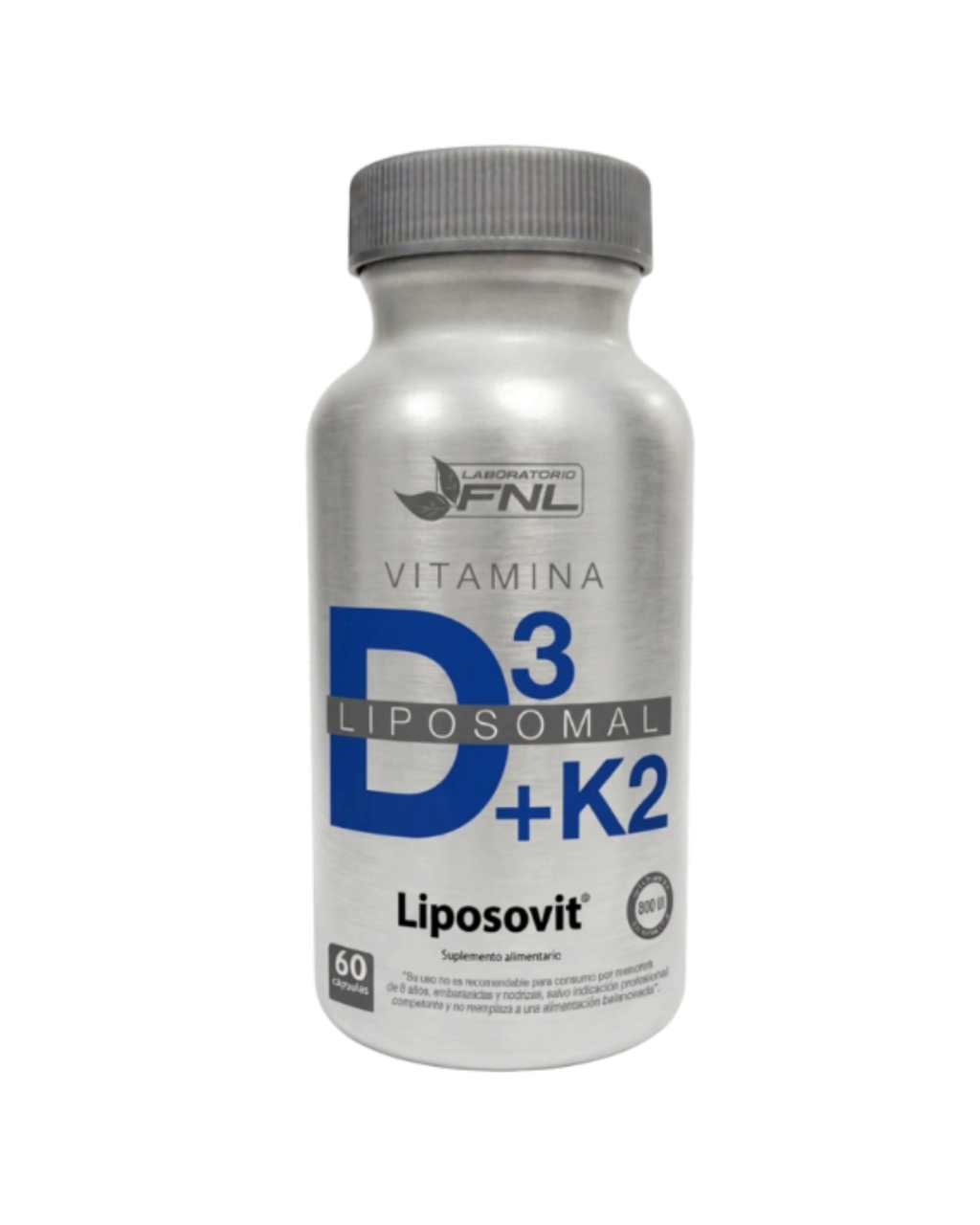 ALT: Vitamina D3 + K2 Liposomal FNL 60 cápsulas con tecnología liposomal para salud ósea, muscular e inmunológica)