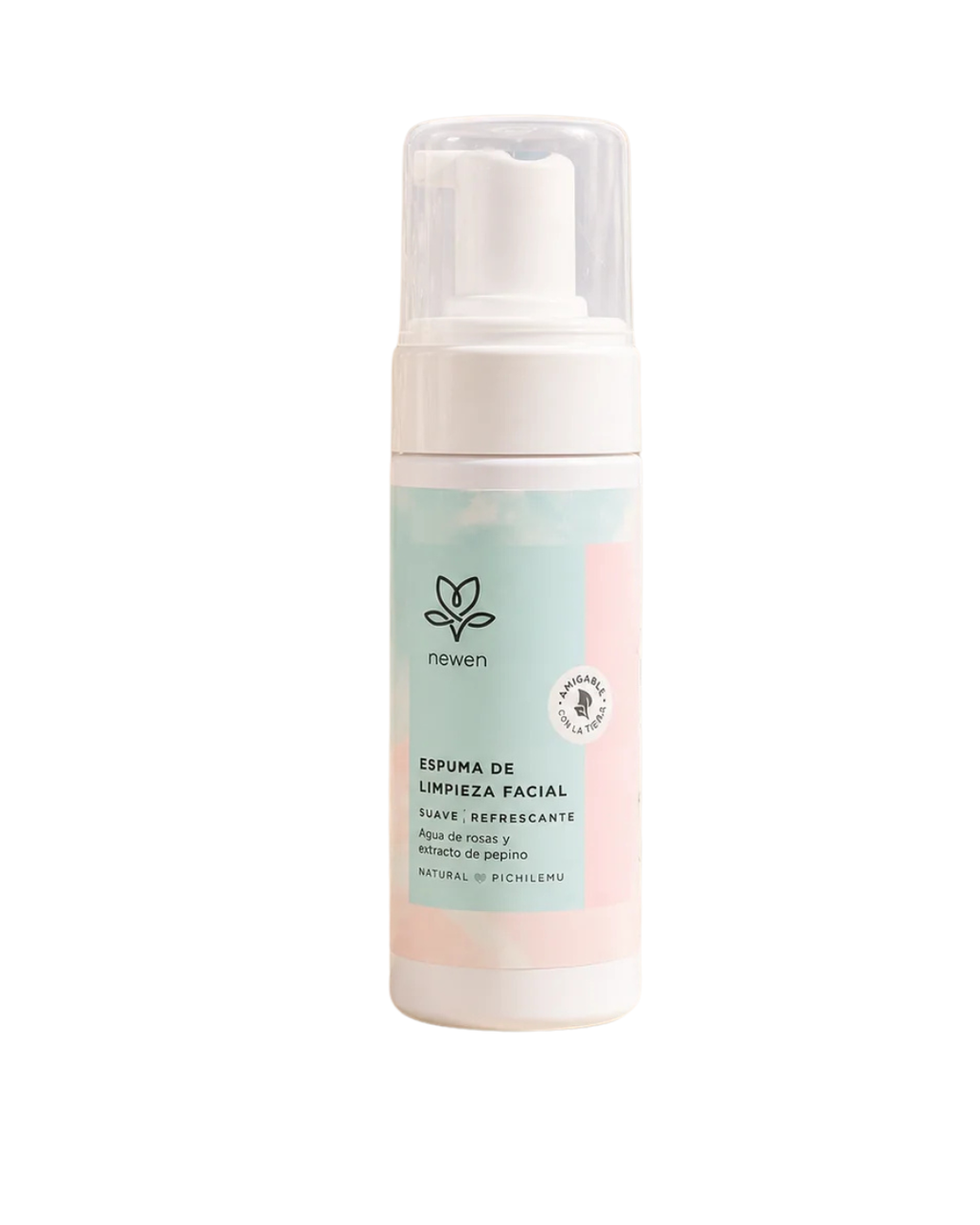 Espuma de Limpieza Facial Rosa Mosqueta y Pepino 120 ml Newen