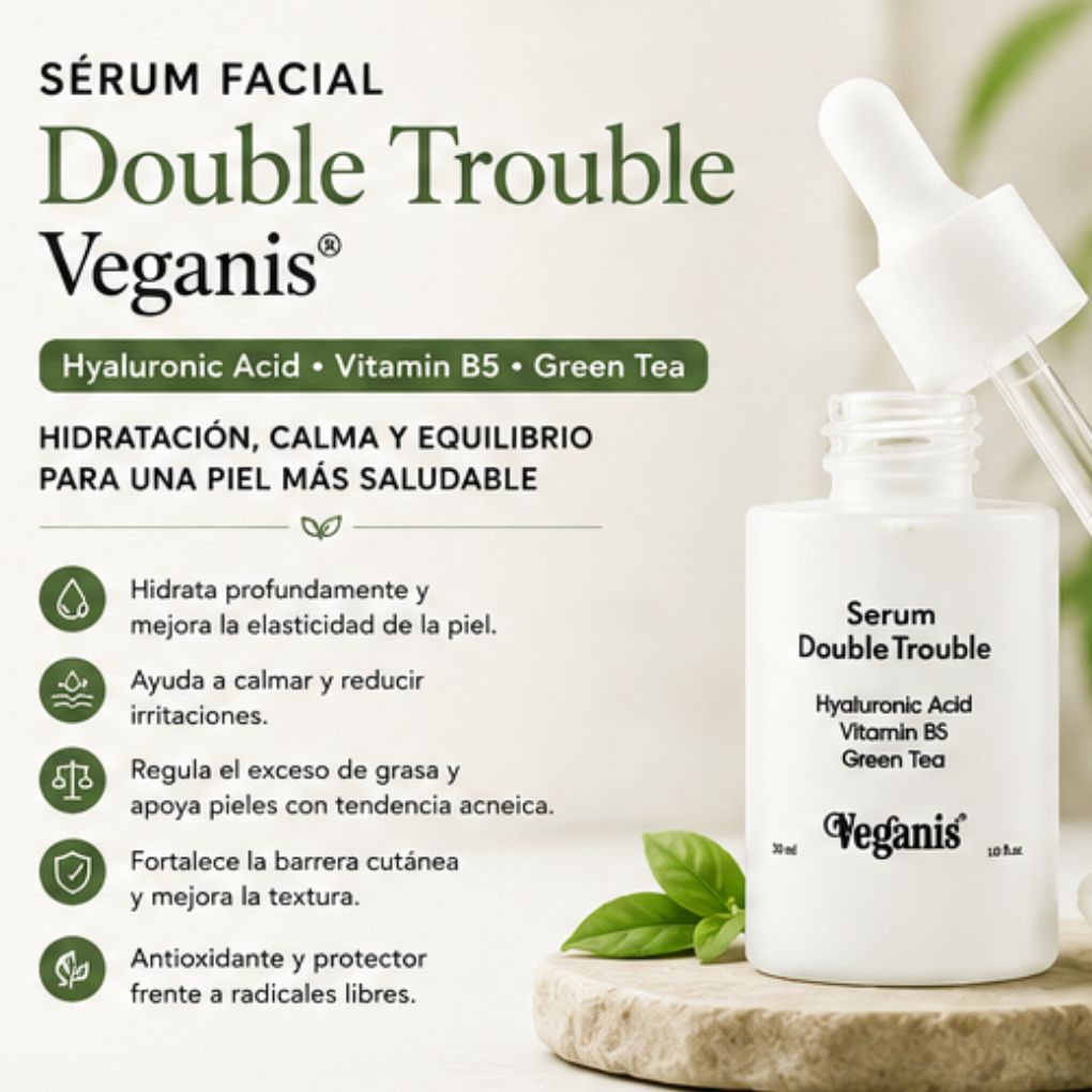 Sérum Facial Double Trouble Veganis