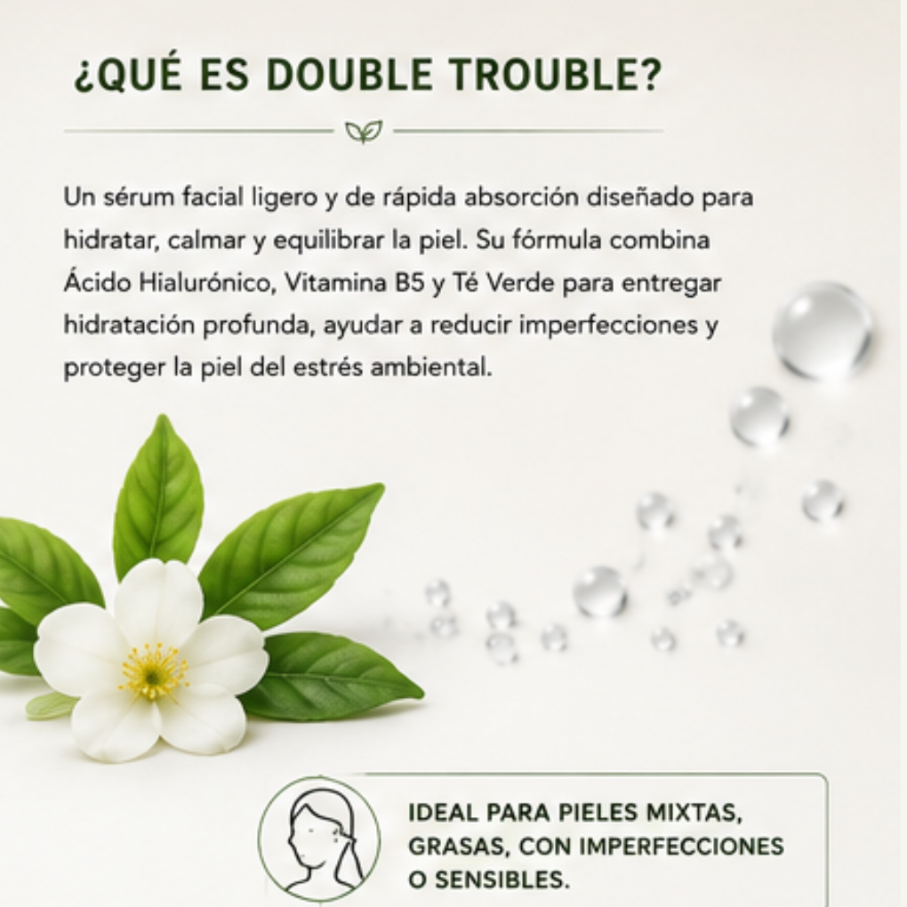 Sérum Facial Double Trouble Veganis
