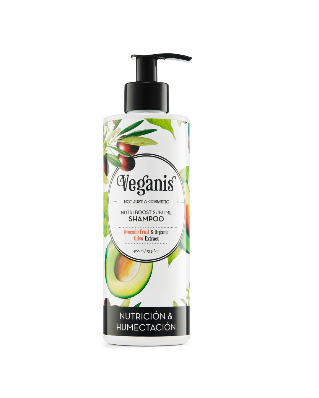 Shampoo Nutri Boost Sublime Palta y Aceite de Oliva 400ml Veganis