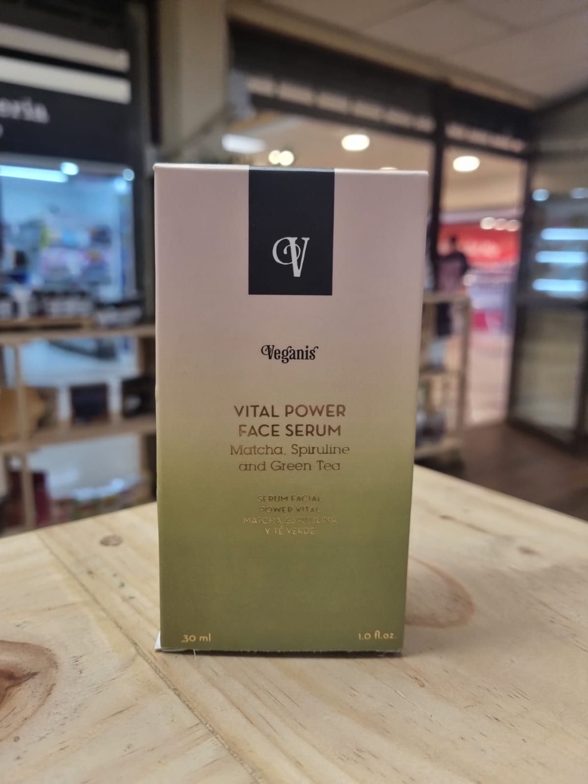 🌿 Sérum Facial Power Vital Veganis – Matcha (30 ml)