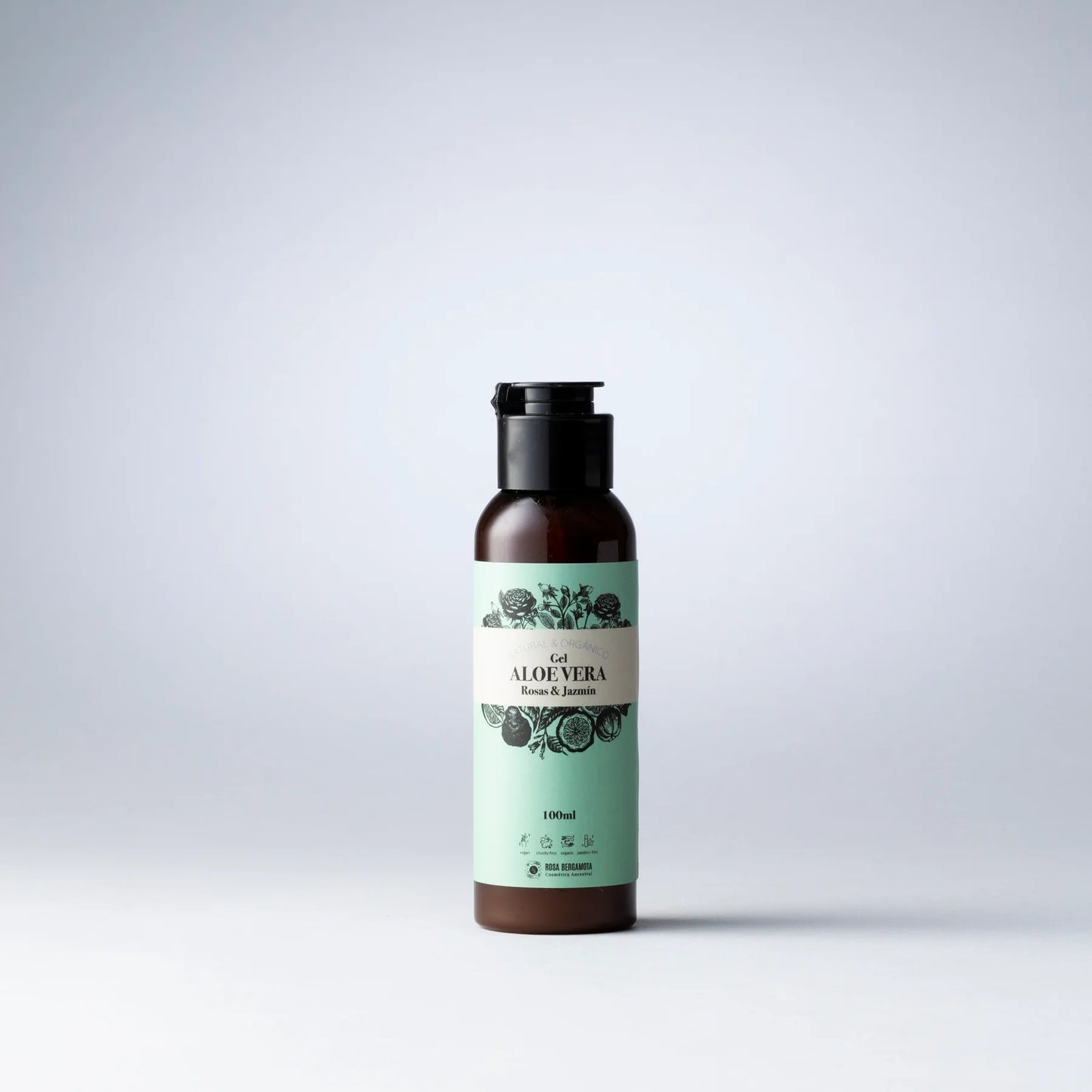 Gel Calmante de Aloe Vera, Agua de Rosas y Jazmín- Rosa Bergamota
